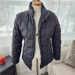 Gap Jacket Womens XS Black Quilted Full Zip Puffer Outdoor